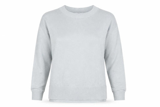 Simply Be Women Silver Knit Long Sleeve Pullover Jumper Size 8/10