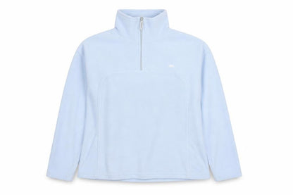 Trespass Women's Blue XL 1/4 Zip Fleece Pullover Sweatshirt