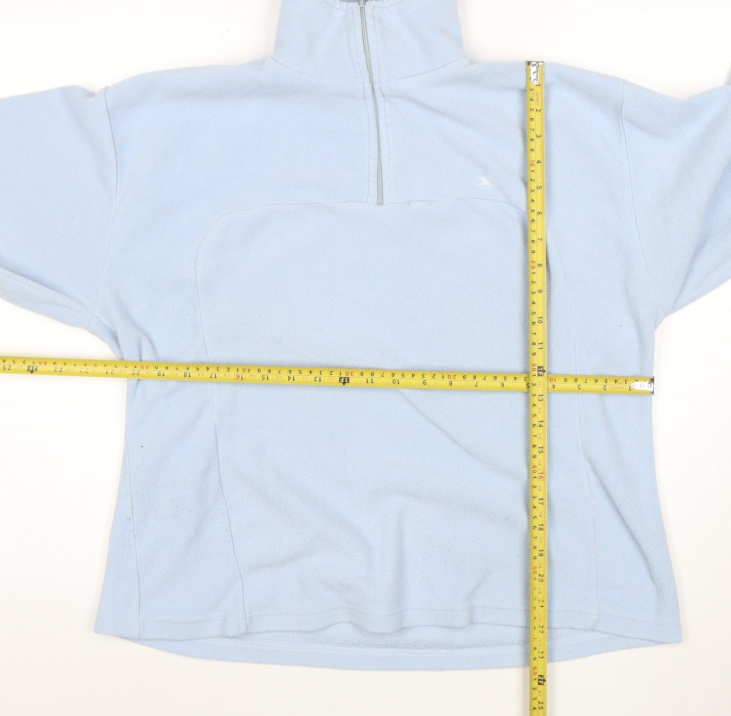 Trespass Women's Blue XL 1/4 Zip Fleece Pullover Sweatshirt