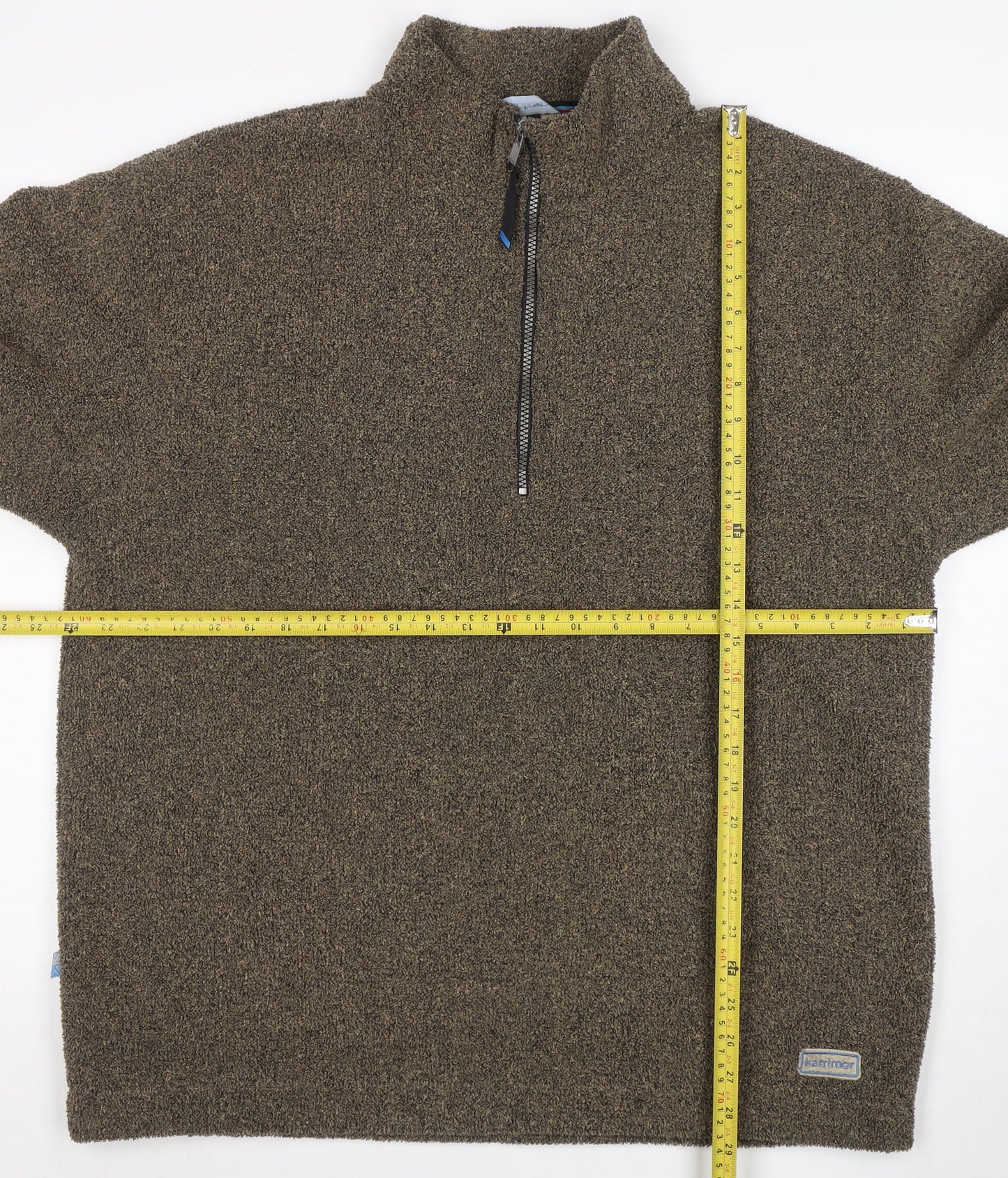 Karrimor Women’s Brown XL 1/2 Zip Fleece Pullover Sweatshirt