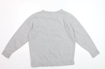Calvin Klein Jeans Men's Grey Logo Pullover Sweatshirt Size S