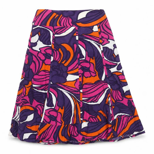Front view of Principles Petite Multicoloured Floral A-Line Dress, size 8