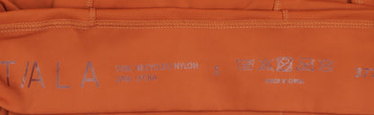 TALA Women’s Orange Long Sleeve Slim Fit Activewear Top Size S