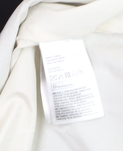 H&M Women Black Regular Fit Single-Breasted Suit Jacket Size 14