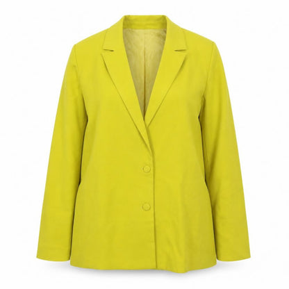 Missguided Women's Yellow Regular Fit Double-Breasted Blazer UK 8