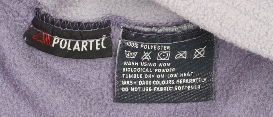 Musto Women Purple Fleece Bodywarmer Size 12 Zip Waistcoat