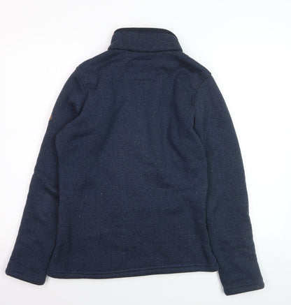 Regatta Great Outdoors Women Navy Full Zip Fleece Jacket UK 10