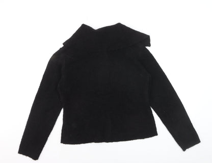 Marks and Spencer Women’s Black Collared Button Knit Cardigan Size S