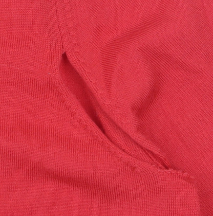 Marks and Spencer Women Red Size 16 Merino Wool Crew Neck Jumper