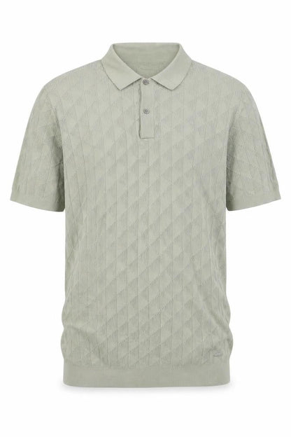 Marks & Spencer Mens Green Cotton Polo Jumper M Regular