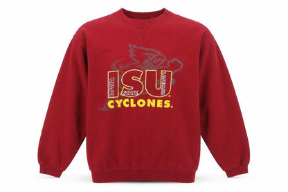 LF2 Apparel Boys Red Iowa State Cyclones Pullover Sweatshirt YXL