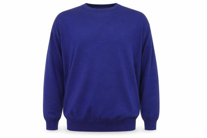 Zara Men’s Blue Wool Blend Crew Neck Jumper XL