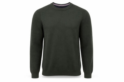 Ted Baker Men's Green Wool Blend Crew Neck Pullover Jumper M