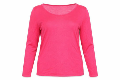Marks & Spencer Women’s Pink Viscose Scoop Neck Long Sleeve Jumper Size 16