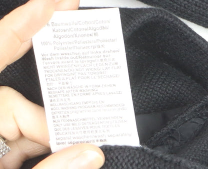 Betty Barclay Women Black Size 16 Full Zip Hoodie Jacket