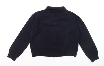 Marks and Spencer Women’s Black Collared Knit Cardigan Size L