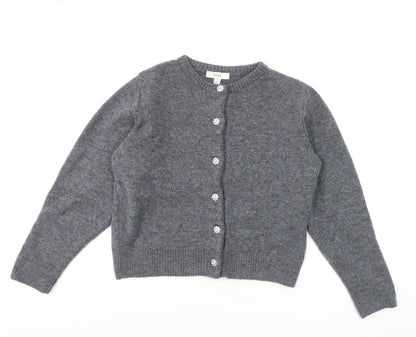Marks and Spencer Women’s Grey Button Cardigan Knit Jumper Size M