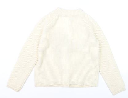 Marks and Spencer Women’s Ivory Jewel Button Cardigan Size S