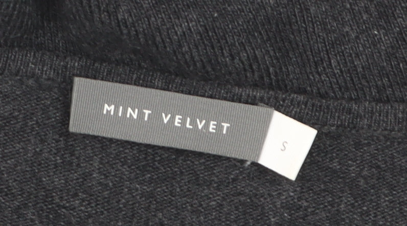Mint Velvet Women's Grey Star Wool Cashmere Jumper Size S