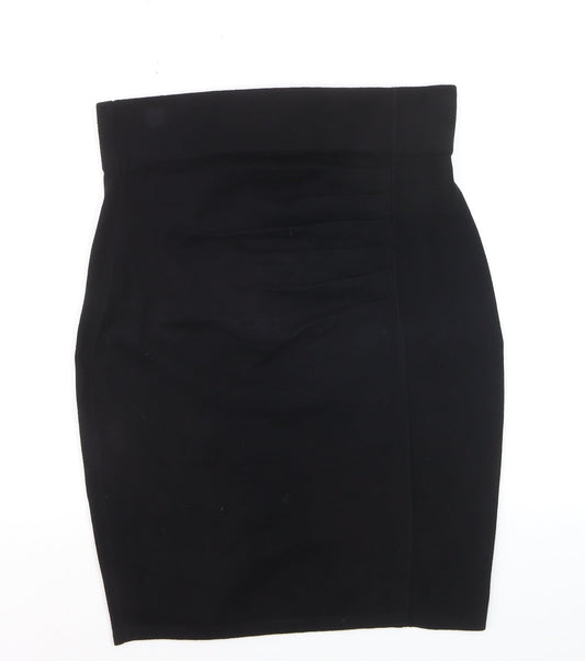 Phase Eight Women Black Size 14 Pencil Stretch Knee Skirt