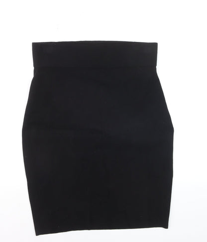 Phase Eight Women Black Size 14 Pencil Stretch Knee Skirt