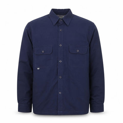 Ocean Coast Men's Blue Cotton Button-Up Long Sleeve Shirt Size M