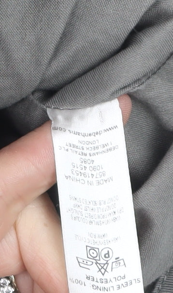 Maine New England Men’s Grey Cotton Twill Full Zip Jacket M