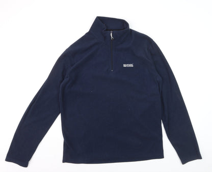 Regatta Men’s Blue Fleece 1/2 Zip Pullover Sweatshirt M
