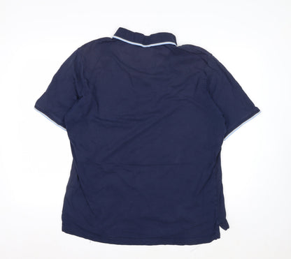 Blue Harbour Men's Blue XL Regular Fit Polo Shirt