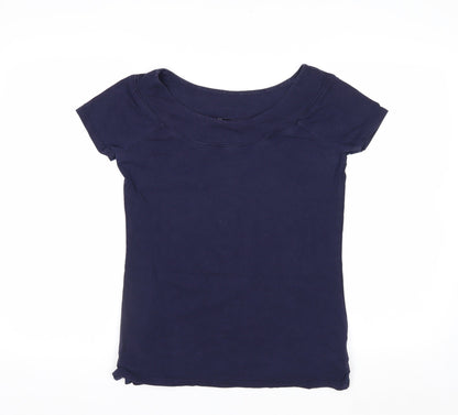 Next Women’s Blue Cotton Stretch Basic T-Shirt Size 12