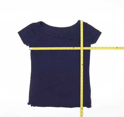 Next Women’s Blue Cotton Stretch Basic T-Shirt Size 12