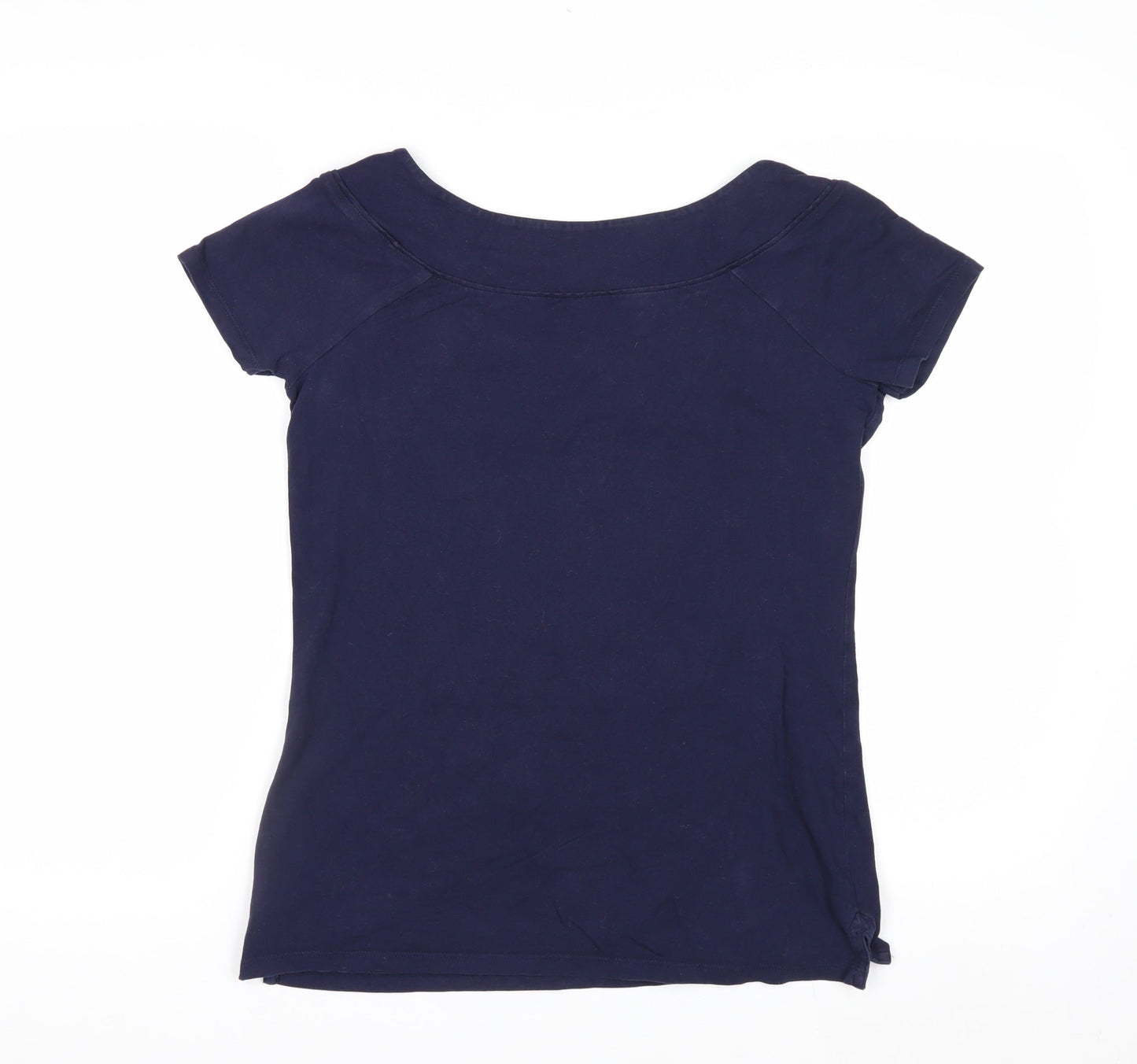 Next Women’s Blue Cotton Stretch Basic T-Shirt Size 12
