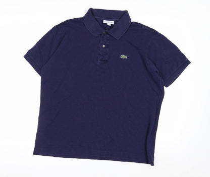 Lacoste Men’s Blue Classic Fit Cotton Polo Shirt XL