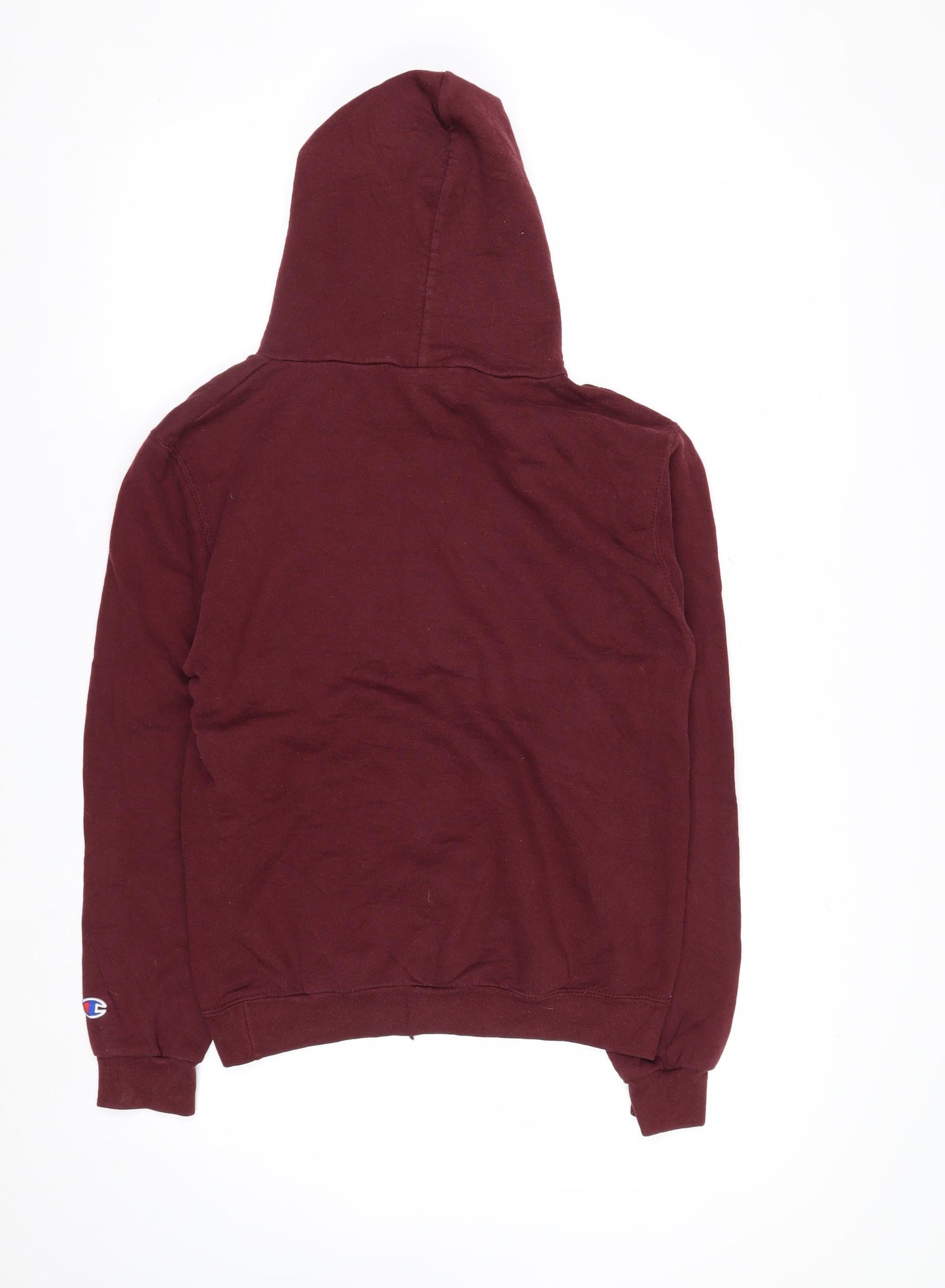 Champion Men's Red Pullover Hoodie S UALR Logo Sportswear