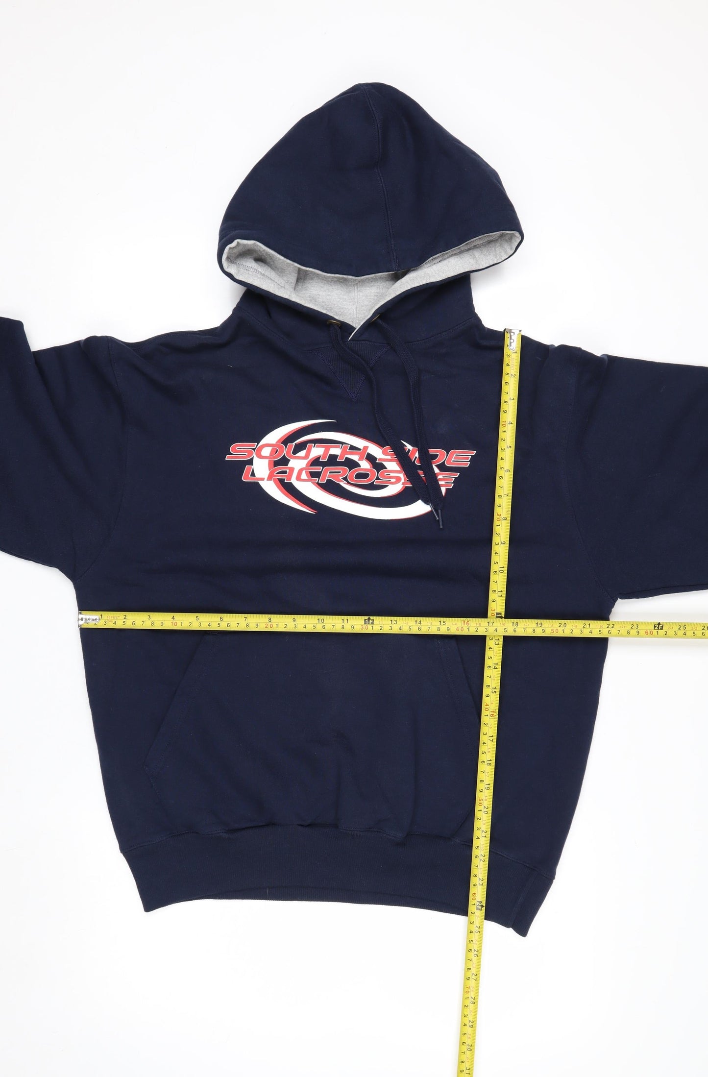 Champion Men's Blue Pullover Hoodie Size M Sports Graphic