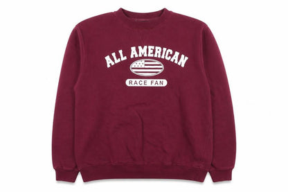 SMI Properties Men's Burgundy All American Graphic Crew Neck Sweatshirt XL
