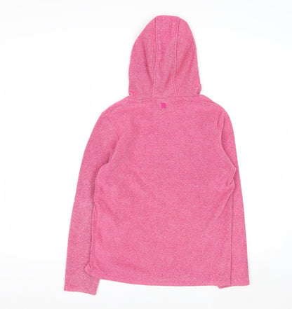 Mountain Warehouse Girls Pink Pullover Fleece Hoodie 11-12 Years