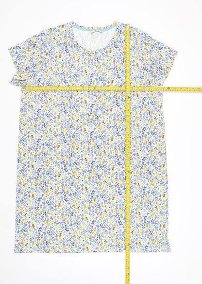 Tu Women Multicoloured Floral Cotton T-Shirt Size 20