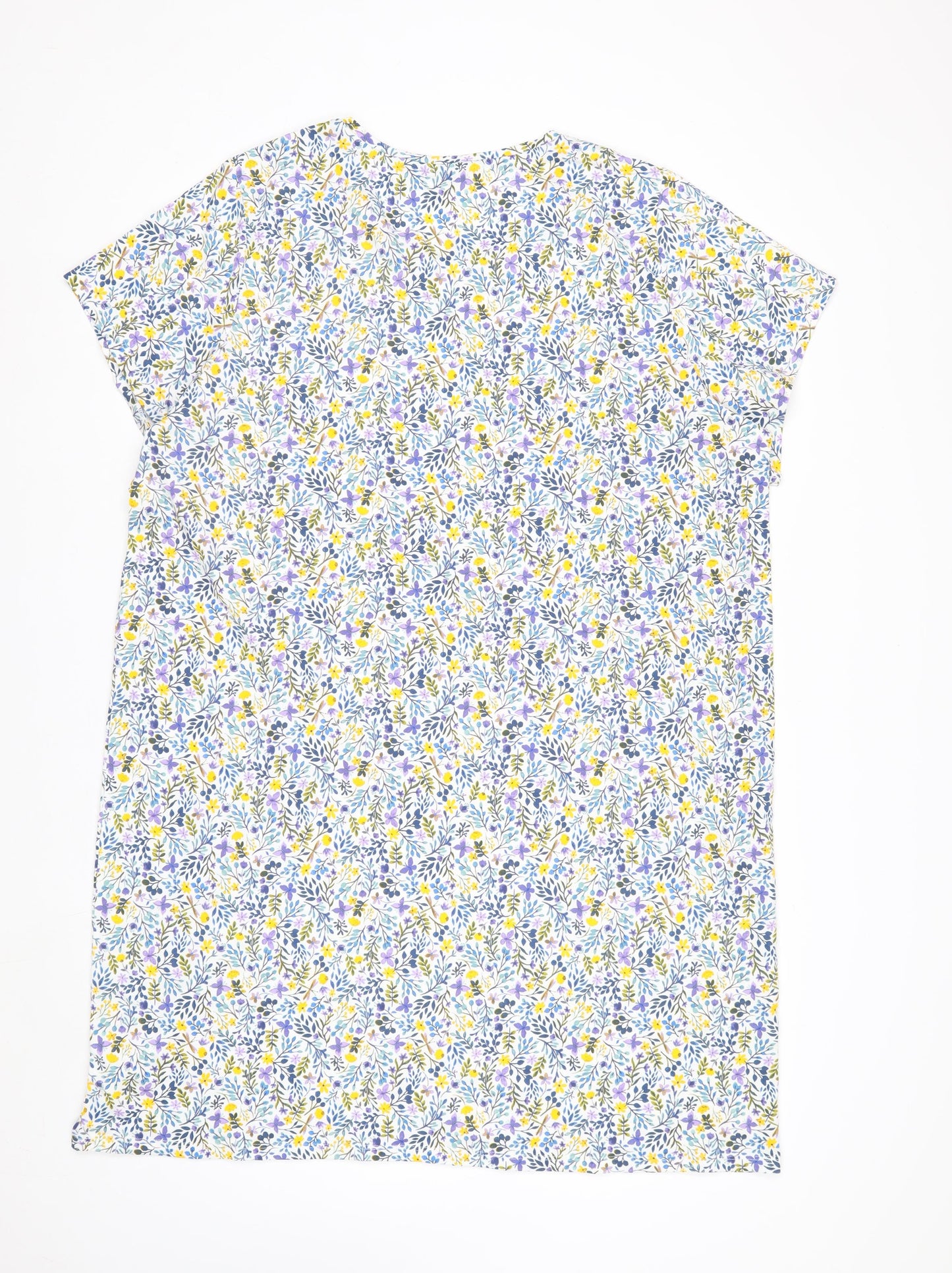 Tu Women Multicoloured Floral Cotton T-Shirt Size 20