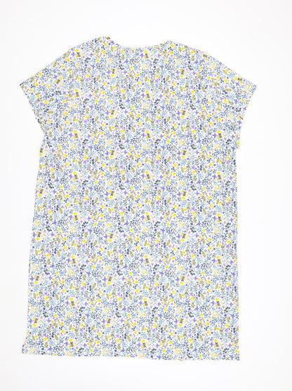 Tu Women Multicoloured Floral Cotton T-Shirt Size 20
