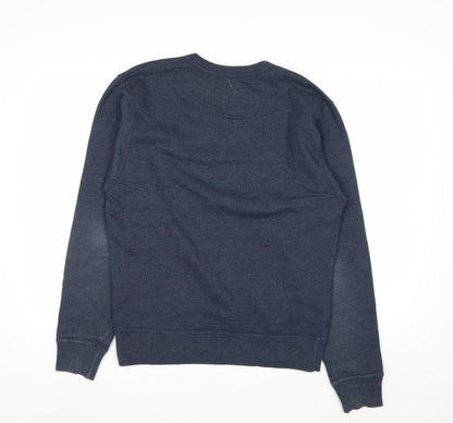 Champion Men's Blue Crew Neck Pullover Sweatshirt Size S