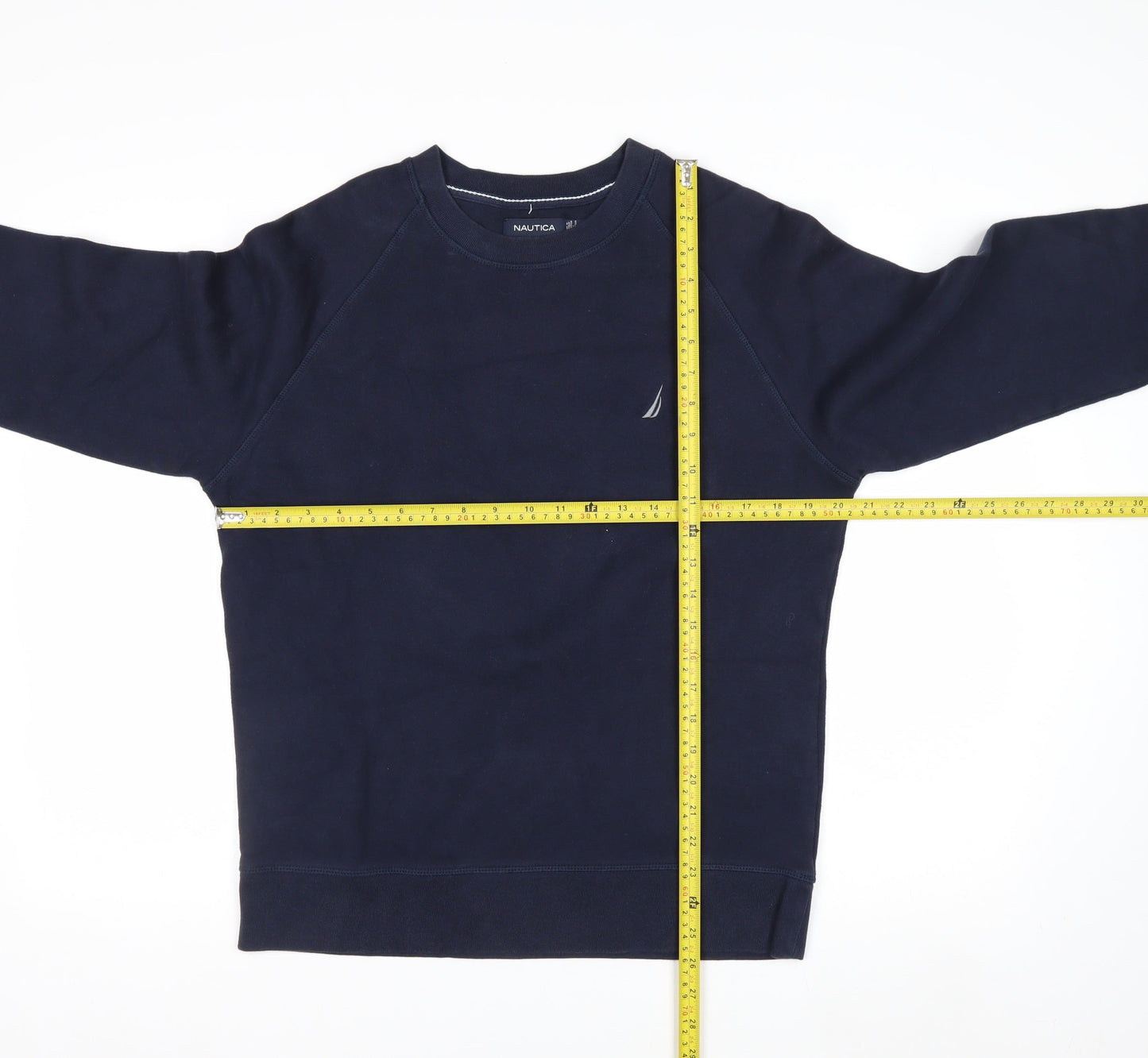 Nautica Men's Blue Crew Neck Pullover Sweatshirt M