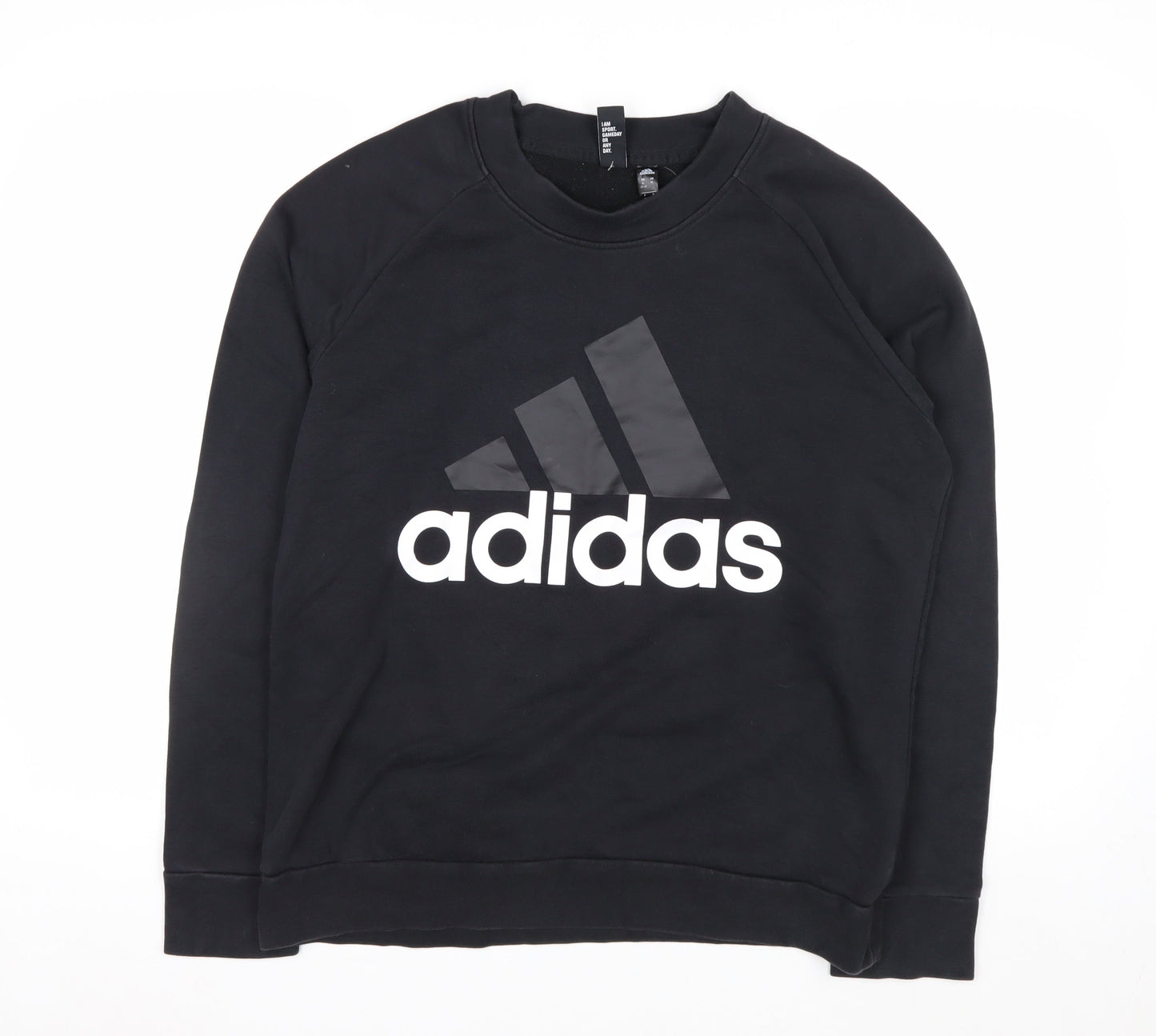 Adidas Women's Black XL Crew Neck Pullover Sweatshirt