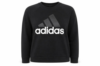 Adidas Women's Black XL Crew Neck Pullover Sweatshirt
