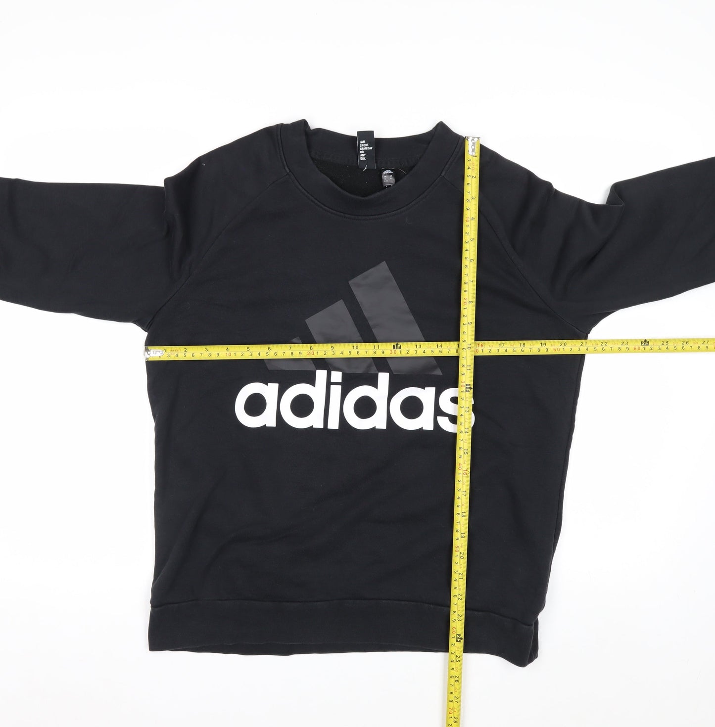 Adidas Women's Black XL Crew Neck Pullover Sweatshirt