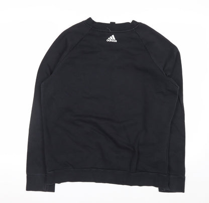 Adidas Women's Black XL Crew Neck Pullover Sweatshirt