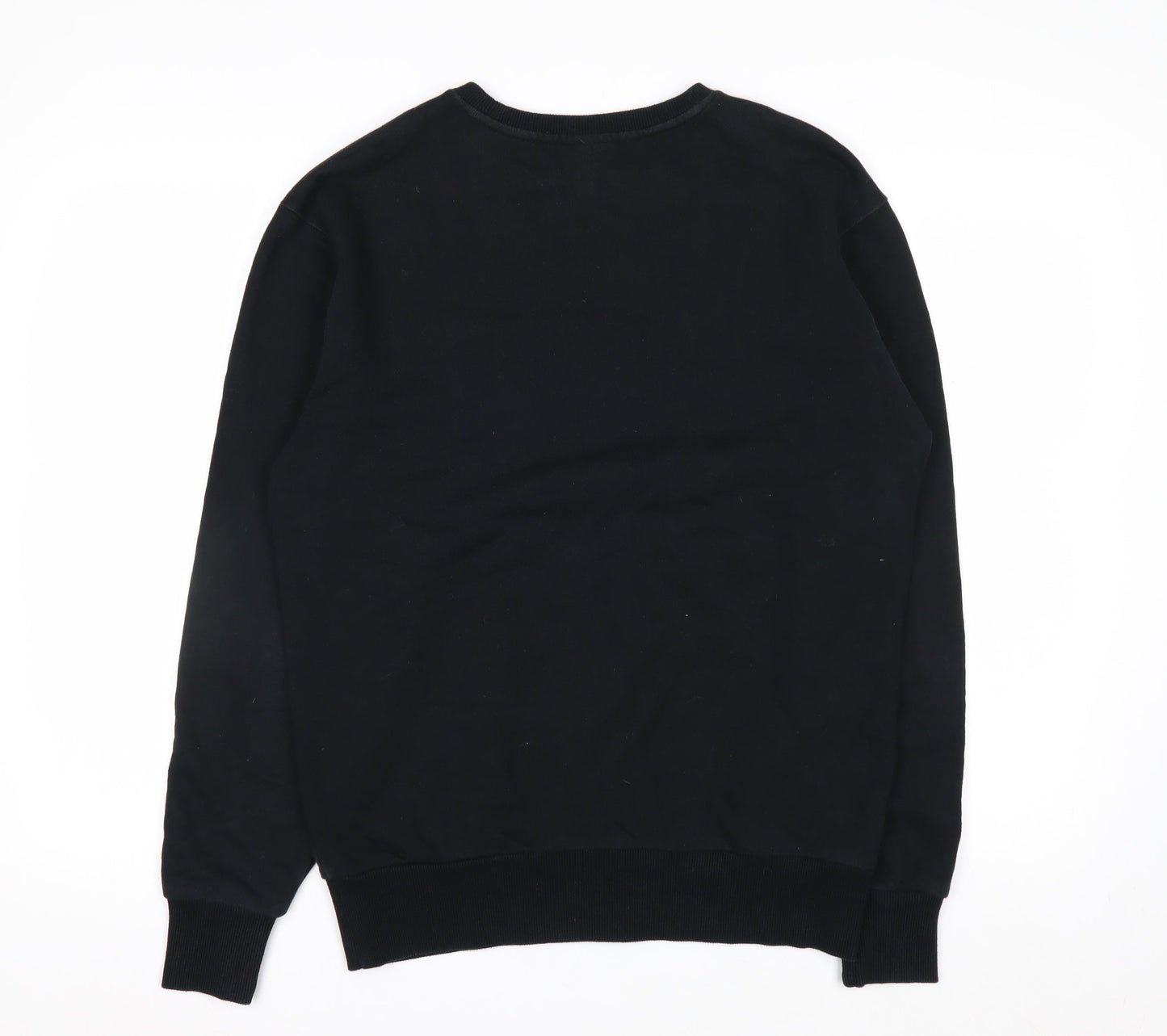 Ellesse Mens Black Crew Neck Pullover Sweatshirt M