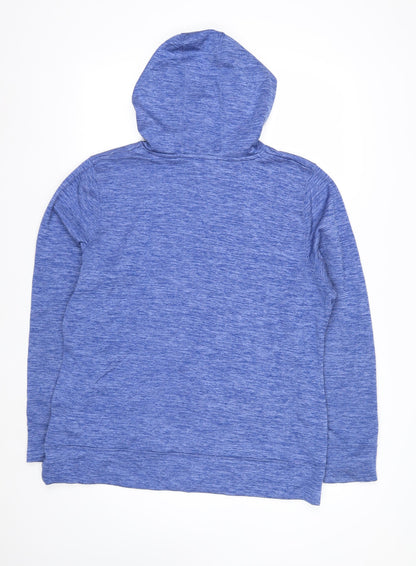 ATC Womens Blue Hooded Pullover Sweatshirt XL Brookswood Bobcats