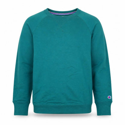 Champion Men's Green Crew Neck Pullover Sweatshirt Size M
