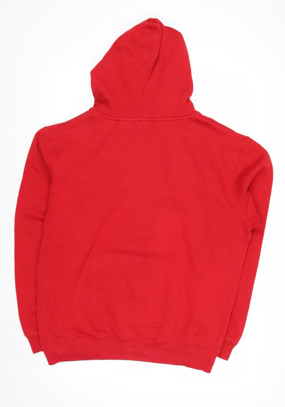 Top of the World Men's Red Pullover Hoodie L College Sports